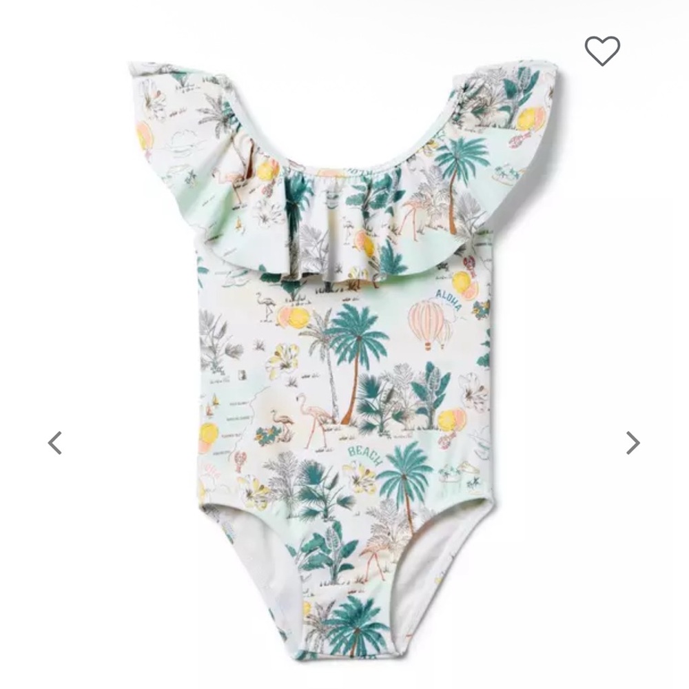 Janie and Jack Tropical Print One Piece